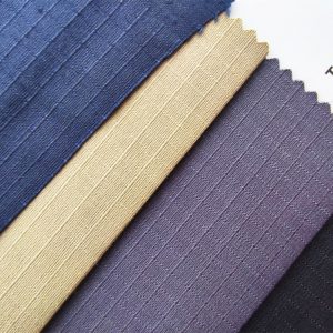 Close-up of cotton ripstop fabric showing grid texture for anti-tear strength
