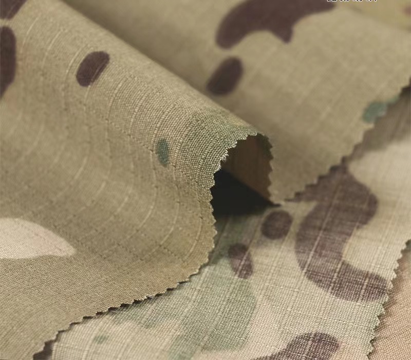 camouflage ripstop fabric
