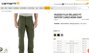 Carhartt Ripstop Fabric Workwear