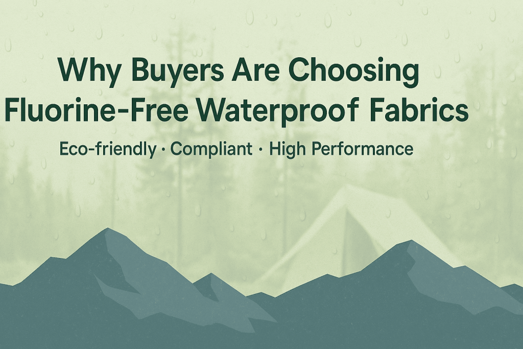 fluorine-free waterproof fabric